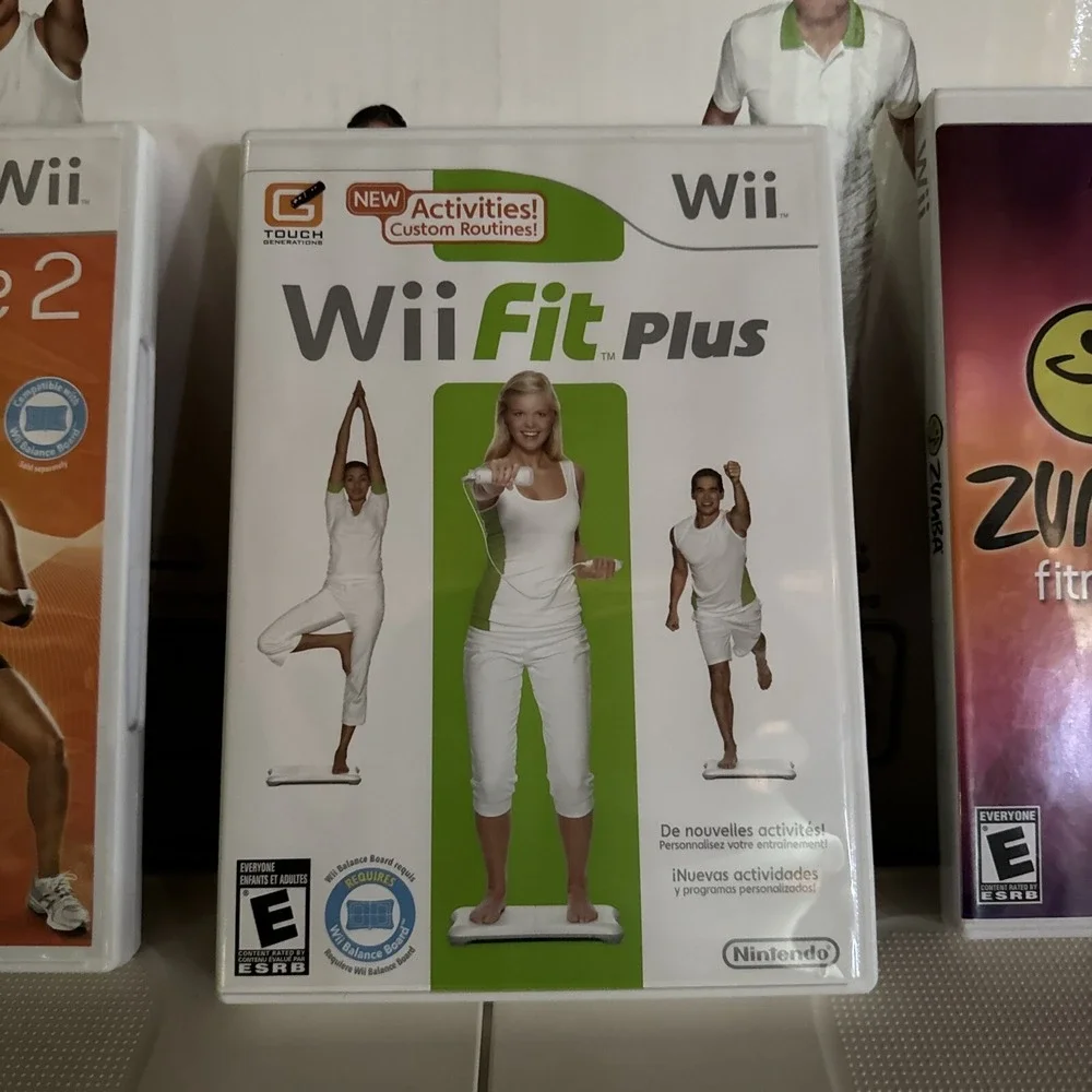 Nintendo Wii Fit Balance Board With Wii Fit Plus, Active 2, And Zumba Fitness